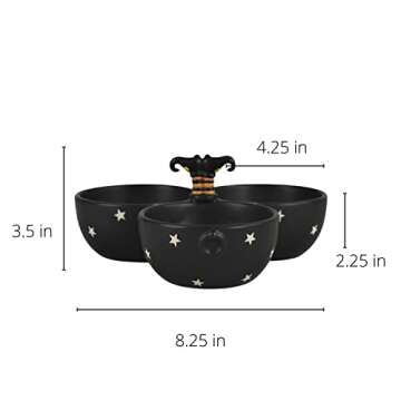 Heritage Halloween 3-Section Bowl for Spooky Gatherings