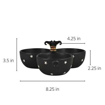 Heritage Halloween 3-Section Bowl for Spooky Gatherings