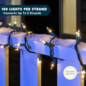 JOIEDOMI 200 Count Christmas String Lights for Festive Decor