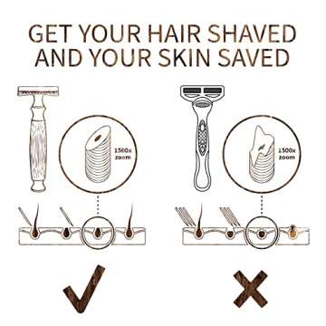 Safety Razor Silver | Bamboo Double Edge Razor | Mens Razors for Shaving | Safety Razor For Women | Shaving Razor | Double Edge Safety Razor | Single Blade Razors for Men | Reusable Razor | Bambaw