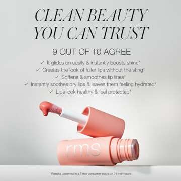 RMS Beauty Legendary Lip Oil - Hydrating Tinted Lip Care