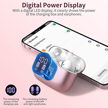 Bluetooth 5.3 Wireless Earbuds with Noise Cancelling
