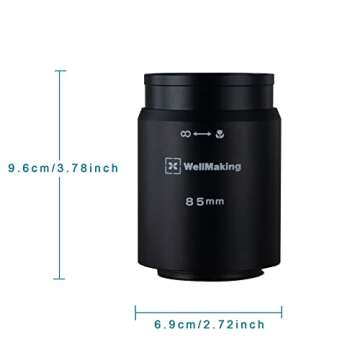 Wellmaking Prime Lens 85mm, Professional use for Optical snoot, Manual Focusing Lens, 85mm F3.5, Cannon EF-Mount