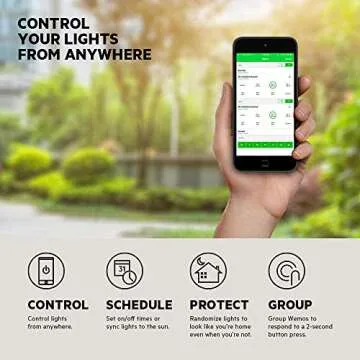 Belkin WeMo Light Switch, Wi-Fi Enabled, Compatible with Amazon Echo