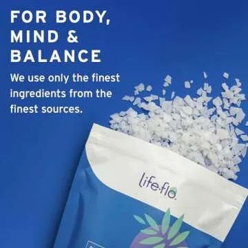 Life-flo Magnesium Bath Flakes - Relaxing Spa Soak