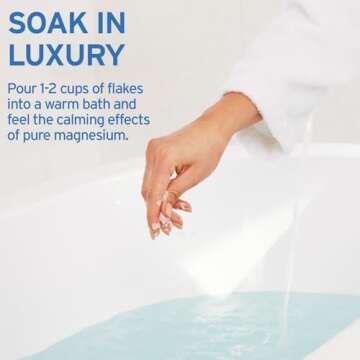 Life-flo Magnesium Bath Flakes - Relaxing Spa Soak
