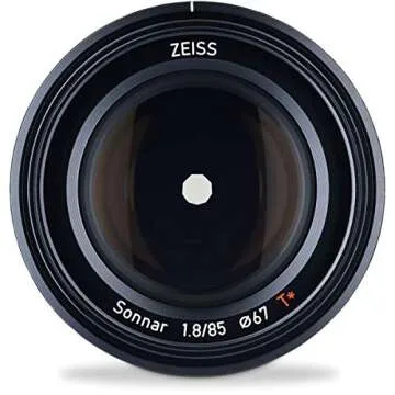 ZEISS Batis 85mm f/1.8 Lens for Sony E Mount Mirrorless Cameras, Black