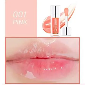 Hydrating Plumping Lip Oil - Long Lasting Moisture & Shine