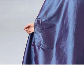 OLizee Hair Cut Hairdressing Cape Cloth Apron Stretch Out Hand Waterproof Salon Barber Gown 57 x 63, (White)