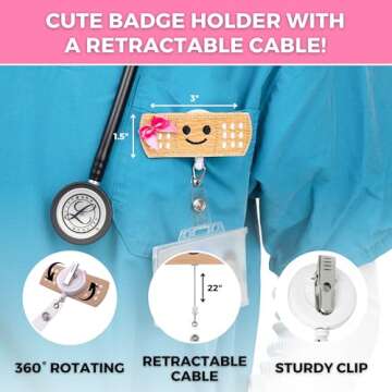 Beautiful Nurse Gifts For Women - 5 Pcs Nurse Gift Set, Nursing Gifts, Rn Gifts For Nurses, Nurse Gift Box For Graduation, Nurse Practitioner, New Nurses, Christmas, Appreciation Nurse Gift Basket