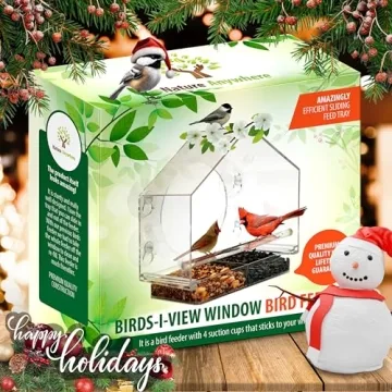 Nature Anywhere Acrylic Window Bird Feeders