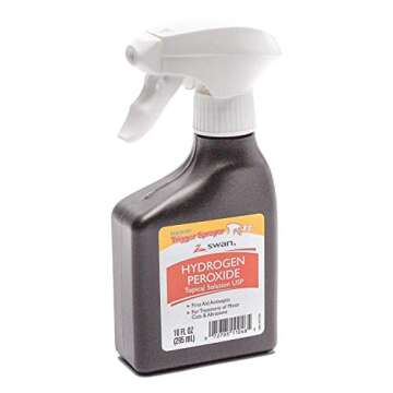 Swan 10 Ounce Hydrogen Peroxide Trigger Sprayer - Easy First Aid Solution