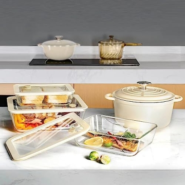 Urban Green Glass Food Containers 3 Pack - Eco-Friendly