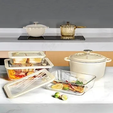 Urban Green Glass Food Containers 3 Pack - Eco-Friendly