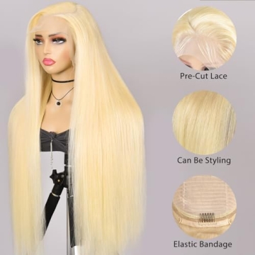 Alididi 30Inch 613 Lace Front Wig Gorgeous Human Hair