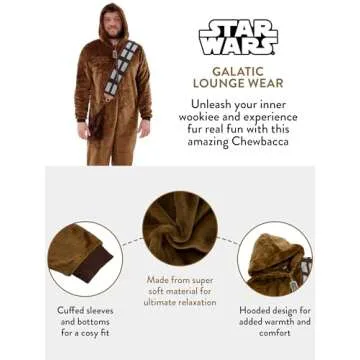Chewbacca Onesie for Adults | Cozy Winter Wear