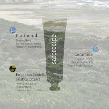 PESTLO Safe Recipe Sun Essence SPF 50+ PA++++ 1.69 Fl Oz 100% Mineral - Korean Sunscreen, Non-greasy, Light-weight, Dual-Function, Moisturizing Sunblock