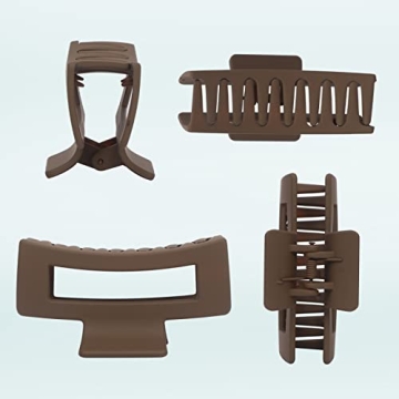 Unaone 4 PCS Hair Claw Clips for Elegant Hair Management