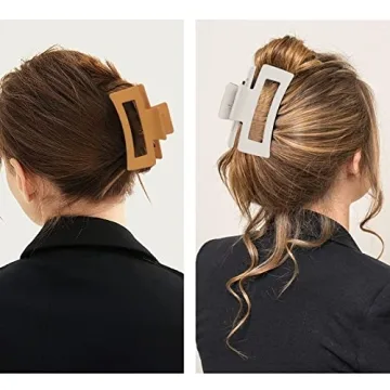 Unaone 4 PCS Hair Claw Clips for Elegant Hair Management