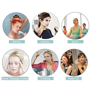 Unaone 4 PCS Hair Claw Clips for Elegant Hair Management