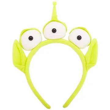 PLUSMAYI 2 PC Alien Headband Adult, Alien Headband Three-eyed Headband Monster Toy Plush Headwear Hat Accessories for Party Girls and Children