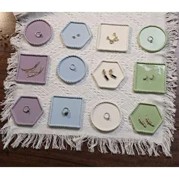 Elegant VINCOMIC Ceramic Trinket Dish for Jewelry Storage