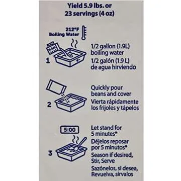 Santiago Traditional Refried Beans Smooth Beans Mix, Dehydrated 1.86 Pound Pouch