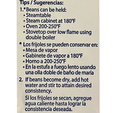 Santiago Traditional Refried Beans Smooth Beans Mix, Dehydrated 1.86 Pound Pouch