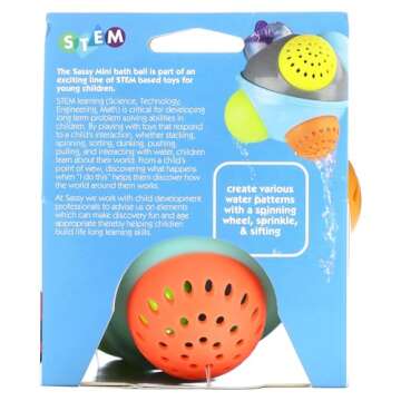 SASSY Discovery Bath Ball - Interactive Water Play Delight for Kids