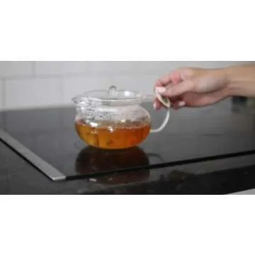 Teabloom Kyoto 2-in-1 Tea Kettle and Tea Maker – Glass Teapot with Removable Loose Tea Filter – Tea Connoisseur's Choice