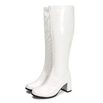 LIURUIJIA Women's Gogo Boots for Disco Outfits and Cosplay