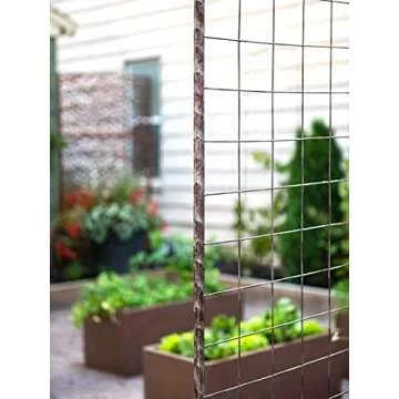 Gardeners Supply Company Jardin Rose Arch Plants Support | Sturdy Metal Garden Decor for Outdoor Flower Garden & Climbing Vine Plants Arc Support