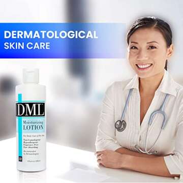DML Moisturizing Lotion, Fragrance Free for Sensitive Skin
