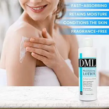 DML Moisturizing Lotion, Fragrance Free for Sensitive Skin