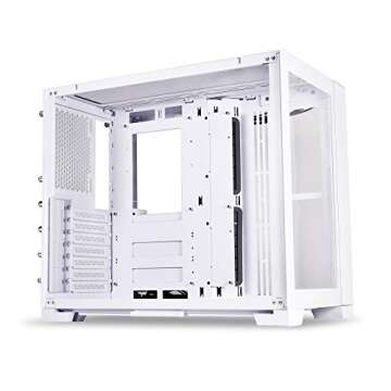 Lian Li O11 Dynamic DUAL-CHAMBER Case - E-ATX (Max 280 mm wide)/ ATX / Micro-ATX/ Mini-ITX - Steel - SFX/ SFX-L - CABLE MANAGEMENT FRIENDLY - COMPLETE DUST PROTECTION (O11DMINI-S Snow Edition)