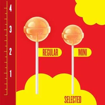 Chupa Chups Mini Lollipop Assortment, 5 Flavors, Individually Wrapped Candy for Kids, 50.8 Oz Bag (240 Suckers)