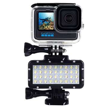 Suptig Waterproof LED Diving Light for GoPro Night Use