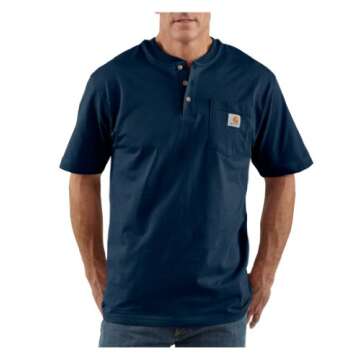 Carhartt Men's Workwear Pocket Henley Shirt for Every Occasion