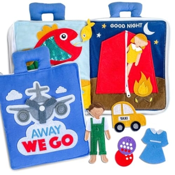 Curious Columbus Quiet Book for Travel Fun and Learning