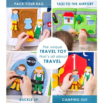 Curious Columbus Quiet Book for Travel Fun and Learning