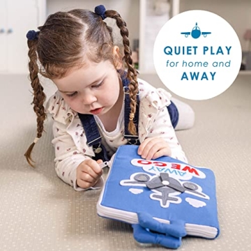Curious Columbus Quiet Book for Travel Fun and Learning