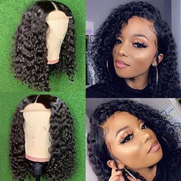 Stylish Brazilian Curly Bob Wig for Black Women