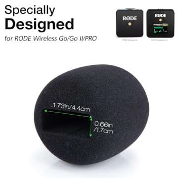 Premium Pop Filter for Rode Wireless GO 2 | Noise Reduction