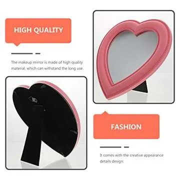 Heart Shaped Pink Vanity Makeup Mirror for Every Occasion