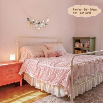 Mkono Boho Star Garland Photo Holder for Teen Girls