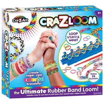 Cra-Z-Art Cra-Z-Loom Ultimate Rubber Band Bracelet Maker Activity Kit for Ages 8 and Up