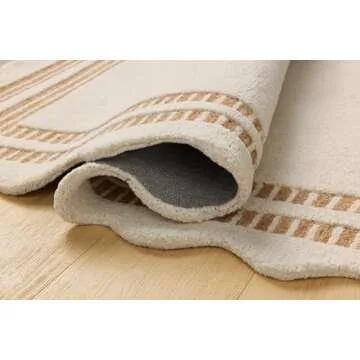 Loloi Scottie Collection Ivory/Rust Area Rug - Elegant Home Decor