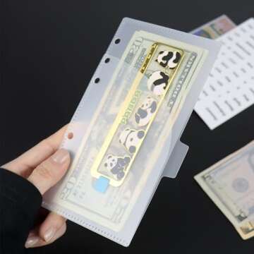 NatSumeBasics A6 Cash Envelopes for Organizing Finances