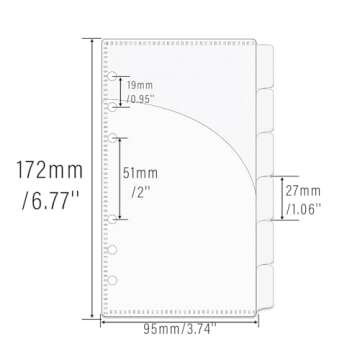 NatSumeBasics A6 Cash Envelopes for Organizing Finances