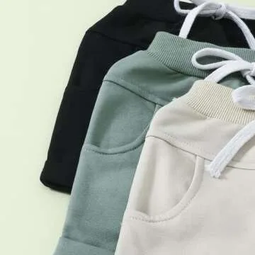 MAINESAKA Toddler Baby Boy Summer Shorts 3 Pack